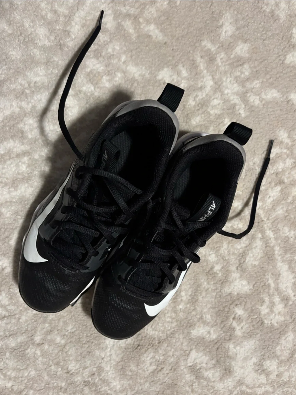 Nike Black/White Kids' Football Cleats for Boys
